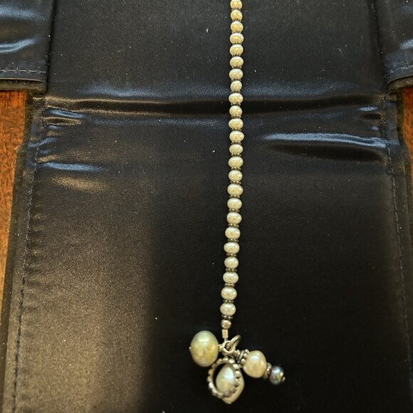 Pearl necklace and bracelet set - Picture 1 of 6